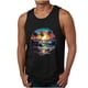 thumbnail image 1 of Casual Tops de Verano de la Moda de los Hombres sin Mangas Impreso Cuello Redondo, Camisa Ligera Y Cómoda para Diario, 1 of 5