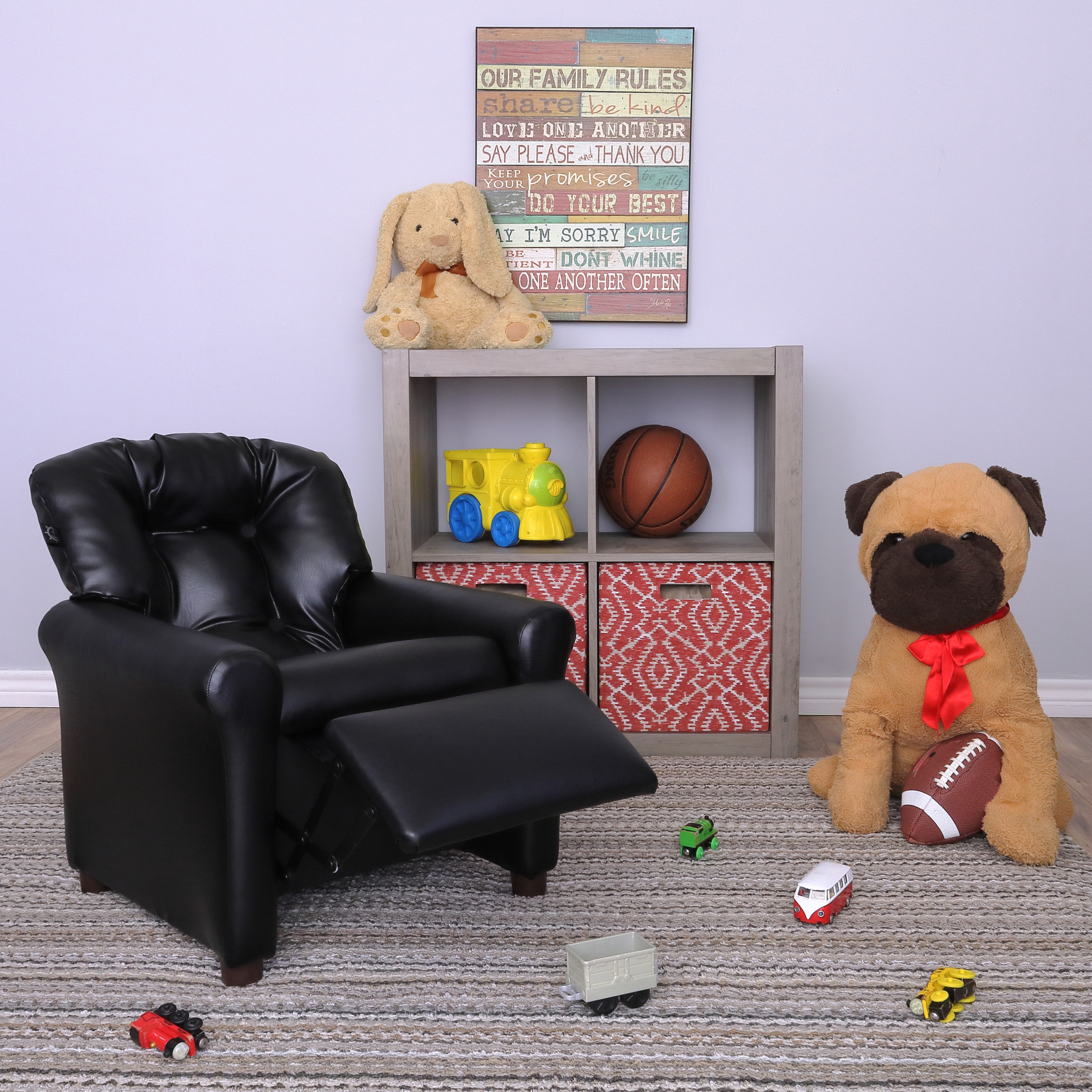 The Crew Furniture Traditional Kids Recliner, Ages 1-5 photo 7