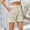 72#Khaki, variant on Dwaogom Women New Fashion Button Zipper Pockect Solid Pants 1/2 Casual Pants Half Shorts Pants Boys Snow Pants Valentines Day Leggings