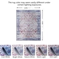 thumbnail image 2 of JV Home Area Rug Oushak Multicolored 5'3"x7'3" Washable Carpet Anti Slip, 2 of 6