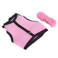 thumbnail image 3 of Adjustable Pet Neck Harness With Hoop And , Soft Mesh For Small Pets , Guinea Pig, Dog Easy To Wear And Comfortable, 3 of 8
