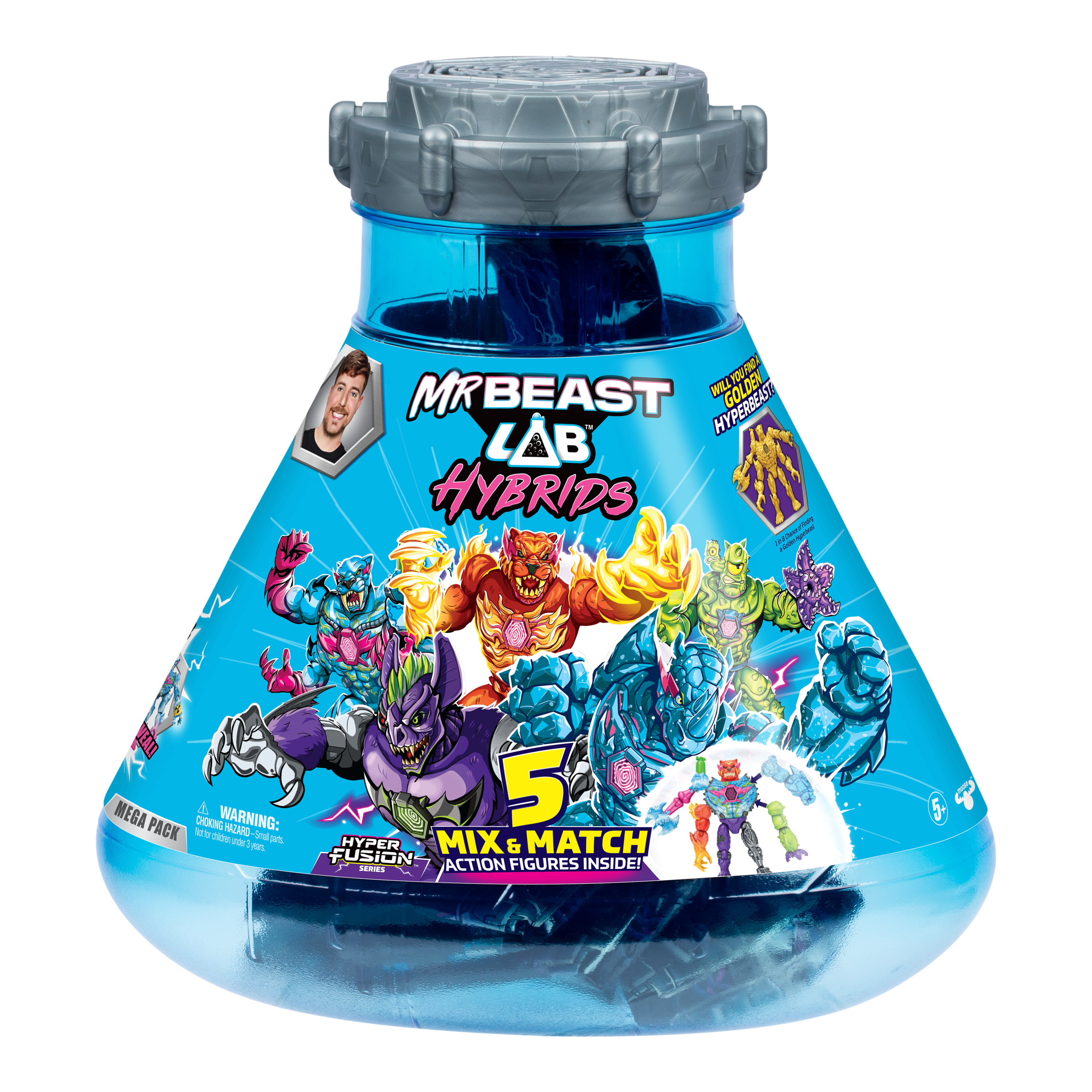 MrBeast Lab Hybrids Mega Pack, 5 Mix & Match Figures photo 5