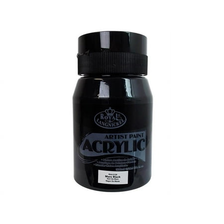 UPC: 0090672061287 | Royal Paint Artist Acrylic 16.9oz Mars Black