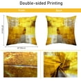 thumbnail image 5 of Yellow Grey Velvet Abstract Pillow Covers Set of 2 Modern Accent Gray Throw Pillow Cover Soft Elegant Decorative Couch Cushion Cover for Bed Living Room Outdoor Sofa Pillowcases 20x20 Inches, 5 of 6