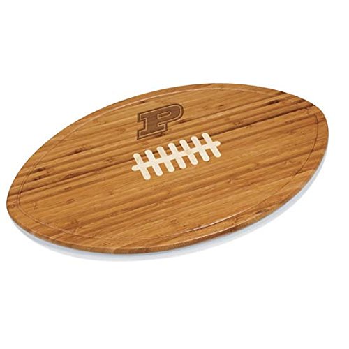 Picnic Time Kickoff - Natural Wood (Purdue University Boilermakers) Engraved