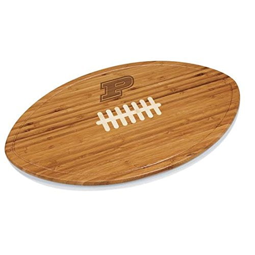 Picnic Time Kickoff - Natural Wood (Purdue University Boilermakers) Engraved
