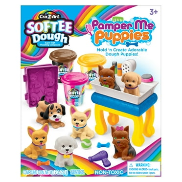 Cra-Z-Art Softee Dough Pamper Me Puppies Modeling Compound Play Set