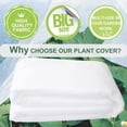 thumbnail image 1 of Cubiertas para plantas perfecl protección contra congelación cubierta flotante para hileras 30g 70g tela helada manta para plantas, 1 of 8