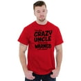 thumbnail image 4 of Crazy Uncle Family Relative Warning Men's Big & Tall Crewneck Graphic Tee Brisco Brands 3X, 4 of 5