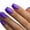 D, variant on Press on Nails Short Square French Fake Nail Glossy False Nails with Gradient Designs Glossy Purple Black  Nails Full Cover Stick on Nails for Women 24 Pcs