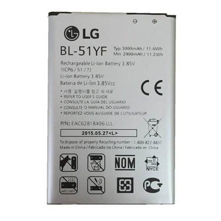 - Replacement LG G4 Li-ion Cell Phone Battery - 3000mAh / 3.85v