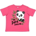 thumbnail image 3 of Inktastic My Papa Loves Me- Cute Panda Boys or Girls Toddler T-Shirt, 3 of 5