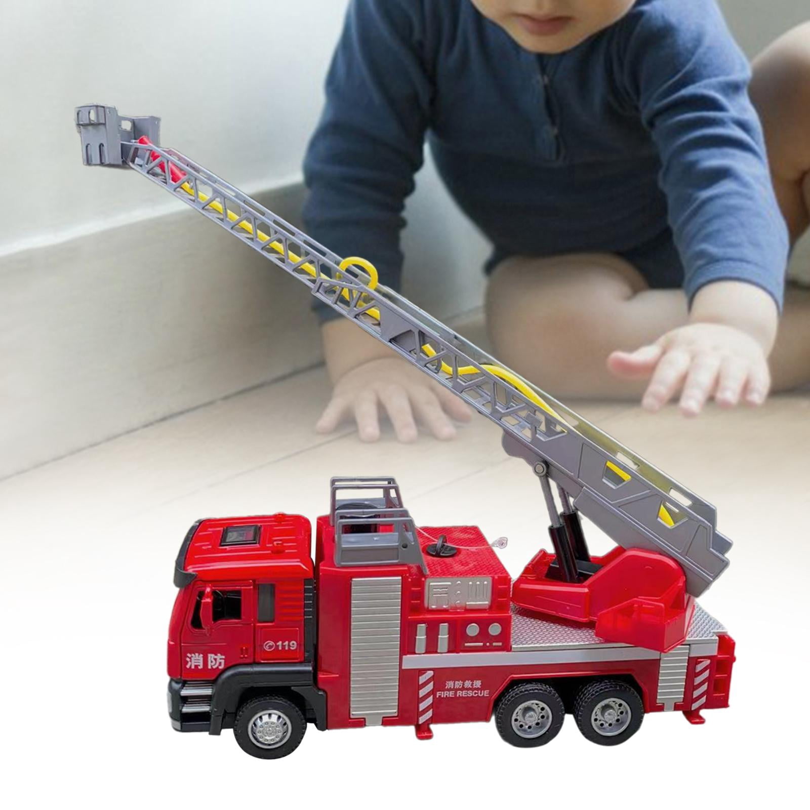 Camión De Bomberos Teledirigido MOMOSTAR A Escala 1:18 – Con Luces, Sonido Y Chorro De Agua Real, Ideal Para Niños De 3 A 8 Años