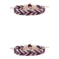 thumbnail image 4 of Guardoinrt Embrace Uniqueness Multicolored Braided Friendship Bracelet Gift Idea Minimalist AAA-009 2Set, 4 of 6