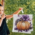 thumbnail image 4 of Coolnut Watercolor Gothic Pumpkin Hand Towels 2 PCS, Ultra Soft and Highly Absorbent, Flowers Halloween Autumn Decorative Fingertip Towel for Home, Bathroom, Kitchen, 28.3"x14.4", 4 of 4
