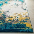 thumbnail image 4 of Mark&Day Area Rugs, 7x9 Loenzo Modern Aqua Area Rug, Blue Beige Cream Carpet for Living Room, Bedroom or Kitchen (6'7" x 9'), 4 of 7