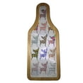 thumbnail image 2 of KuzmarK Wine & Cheese Glass Cutting Board Wood Box Gift Set - Chihuahua Dog, 2 of 2