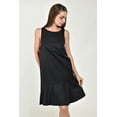 thumbnail image 4 of Vestido con olan Roman Fashion /Juvenil, 3030 (Negro) negro CH, 4 of 5