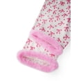 thumbnail image 6 of AIGUR Mommy and Me Matching Pajamas Bow Print Feather Long Sleeve Lapel Tops and Pants Set Family Sleepwear, 6 of 10