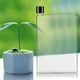 thumbnail image 1 of Botella de Agua Plana Delgada Spptty 750 Ml Transparente Diseño Cuadrado Cocina, 1 of 8