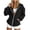 Black, variant on Girls Zip Up Hoodies 2026 Fashion Y2k Streetwear Casual Loose Long Sleeve Sweatshirts Fall Winter Active Track Jackets with Pockets Pink 5-6 Years
