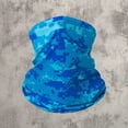 thumbnail image 5 of Summer Camo Neck Gaiter UV Protection Cooling Face Mask Sun Hood Bandanas for Men Women Sunscreen Breathable Bandana Blue One Size, 5 of 5
