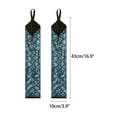 thumbnail image 2 of INSPIRE CHIC Women's Fingerless Gloves Scale Printed Elbow Long Arm Warmers Cosplay with Finger Loop One Size Blue, 2 of 6
