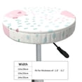 thumbnail image 2 of Uemuo Cute Pigs Pattern Round Bar Stool Seat Covers Washable Stool Cushion Slipcover Elastic Bar Chair Covers-14 inch, 2 of 7