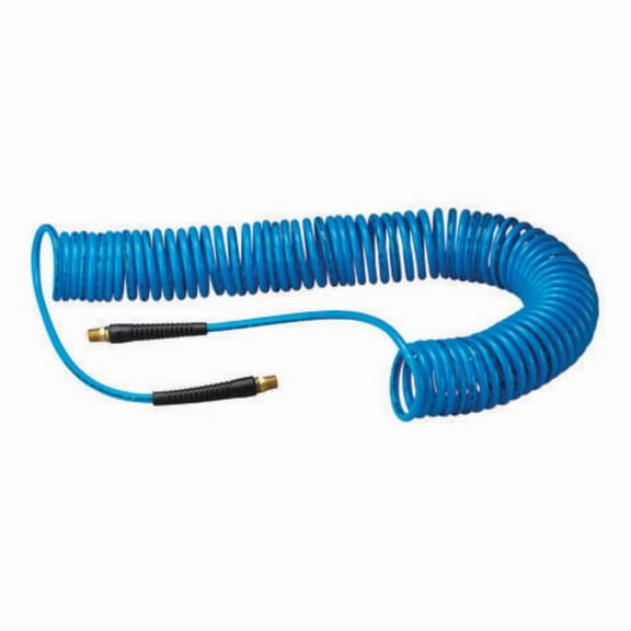 Amflo 50 ft. L Polyurethane Recoil Air Hose 200 psi Blue
