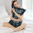 thumbnail image 3 of KLL Animal Footprints Pattern Silk Pillowcase for Hair and Skin Standard Size 20"X 30" Soft Breathable Pillow Covers for Sleeping, 3 of 6