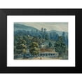 thumbnail image 2 of John Hazelhurst Boneval Latrobe 14x11 Black Modern Framed Museum Art Print Titled - Dining Room and Stage Offices at White Sulphur Springs (1832), 2 of 5