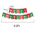 thumbnail image 2 of Feliz Navidad roja y verde para decoraciones de fiesta navideña, decoración del hogar de la chimenea de la repisa de las vacaciones de Navidad, 2 of 5