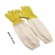 thumbnail image 5 of Manga De Protección De Manos Antipicaduras 1 par de guantes de apicultor algodón cuero apicultura mangas anti abeja amarillo Ehuebsd Libre de BPA, 5 of 6