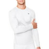 Double Dry� Long-Sleeve Men's Compression T Shirt, White - M