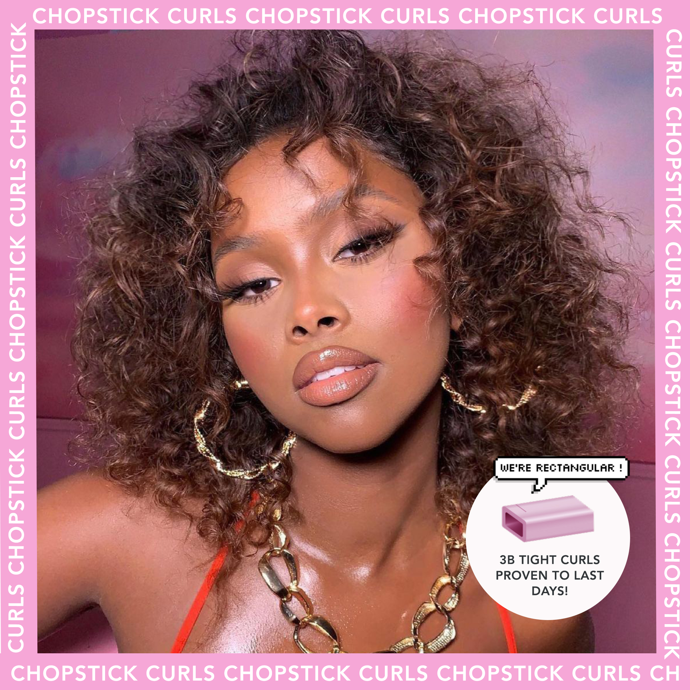 Chopstick Styler Heroine Professional Curling Wand, Pink photo 5