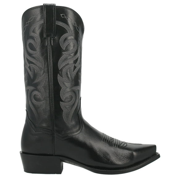 Dan Post Boots Mens Milwaukee Embroidered Snip Toe Pull On Cowboy  Mid Calf