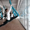 thumbnail image 3 of Columpio aéreo de yoga, hamaca de yoga ultrafuerte, extensión de trapecio, antigravedad para colgar en el techo, ejercicios de inversión 245*140 cm, 3 of 4
