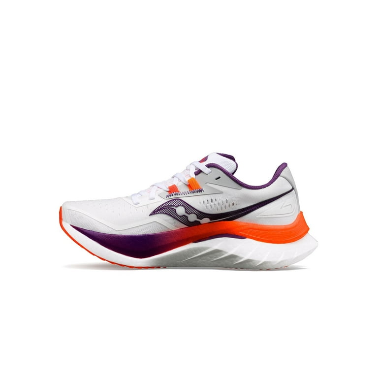 (取寄) サッカニー レディース エンドルフィン スピード 4 Saucony women Saucony Endorphin Speed 4 White/Violet Saucony Endorphin Speed 4 Shoes - Women's, White/Violet, 8, Medium