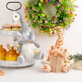thumbnail image 5 of Handmade Tiered Tray Gnomes Decor,Rustic Boho Farmhouse Gnomes Plush Animal Swedish Gnome Decorations Gift for Woman Wife Mom Friend, 5 of 7