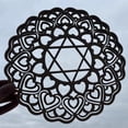 thumbnail image 4 of Escultura de pared de , colgante de de geometría sagrada para decoración de ornamento dormitorio de meditación Corazón Gloria Escultura de arte de pared, 4 of 9