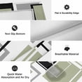 thumbnail image 6 of Sage Green Geometric Outdoor Rug for Patio/Deck/Porch, Non-Slip Large Area Rug 5 x 7 Ft, Black Gray Abstract Striped Art Indoor Outdoor Rugs Washable Area Rugs, Reversible Camping Rug Carpet Runner, 6 of 8