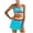 Blue, variant on vigerkar High Waisted Bikini Sets for Women Tummy Control Swimsuits 3 Piece Bathing Suits Neon Swimwear with Skirt 2026 (Blue, L)