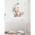 thumbnail image 3 of Calcomanía de vinilo para pared pegatina artística decoración creativa para el hogar Vinil para pared vinil decorativo para cuarto de niña osito durmiendo pegatina para recamara decoracion del hogar Nu Labs Vinil Decorativo Osito Durmiendo, 3 of 5