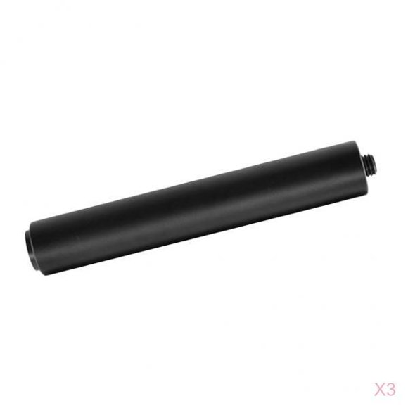 S SERENABLE 3x Alu Billiard Cue Billiard Pool Cue Extension Extender for Mezz Cues 202MM