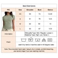 thumbnail image 5 of Top casual ajustado, camiseta ajustada con cuello redondo para mujer, camiseta ajustada para mujer, máxima confiabilidad, 5 of 5