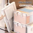 thumbnail image 1 of Xihbxyly Caja de Pvc para Guardar Ropa, Diseño Transparente, Estructura de Acero Reforzado, Plegable, Ahorra Espacio, Ideal para Organizar El Hogar y El Dormitorio, 50 X 35 X 32 Cm., 1 of 7
