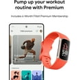 thumbnail image 6 of Fitbit Charge 6 Fitness Tracker Smartwatch with Heart Rate, GPS, Health Tools - Gold Case w/ Coral Bundle with Cleaning Cloth and Charger, 6 of 7