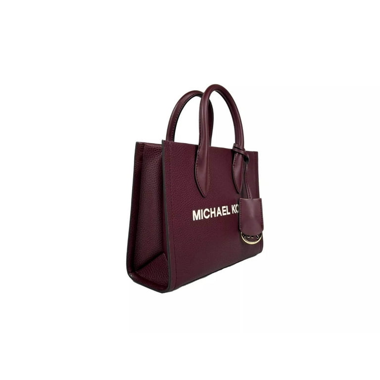 Michael Kors Mirella Small Top Zip Tote Bag Maroon - Walmart.com
