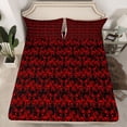 thumbnail image 2 of Feelyou Teen Tribal Dragon Twin Sheet Sets, Retro Western Damask Bedding, 3 Pieces, 2 of 7