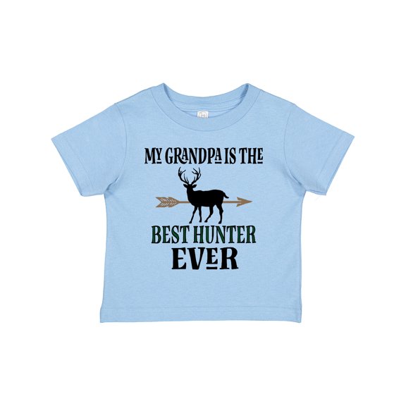 Inktastic Deer Hunting Grandpa Best Hunter Ever Boys Toddler T-Shirt